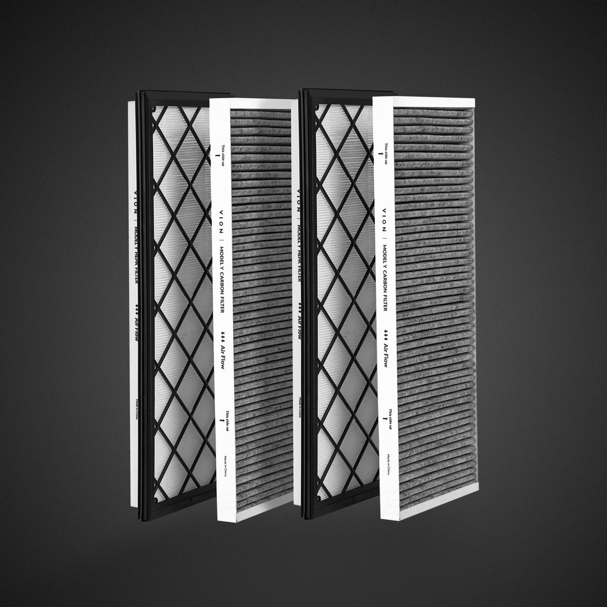 Model Y Front Trunk HEPA + Carbon Air Filters (4 Packs) – VION